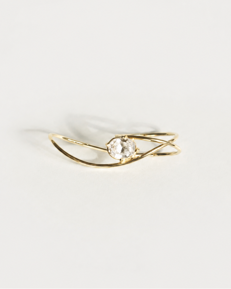 infinite 18k gold diamond ring