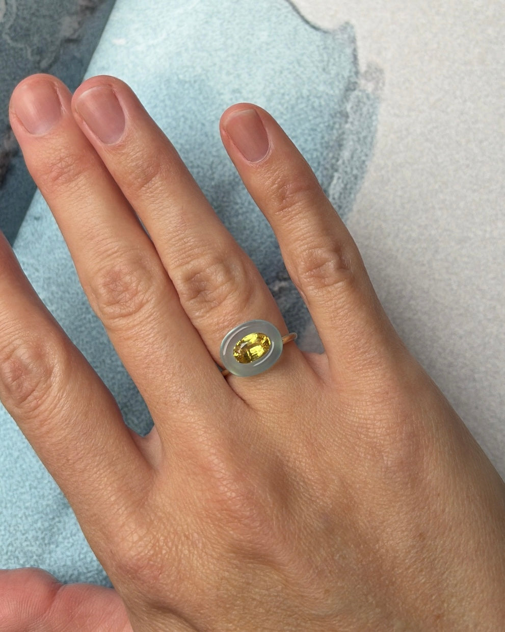 blue chalcedony eclipse
