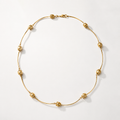 the tulip collar — handcrafted gold jewelry by Studio ELÍNALANS, Amsterdam