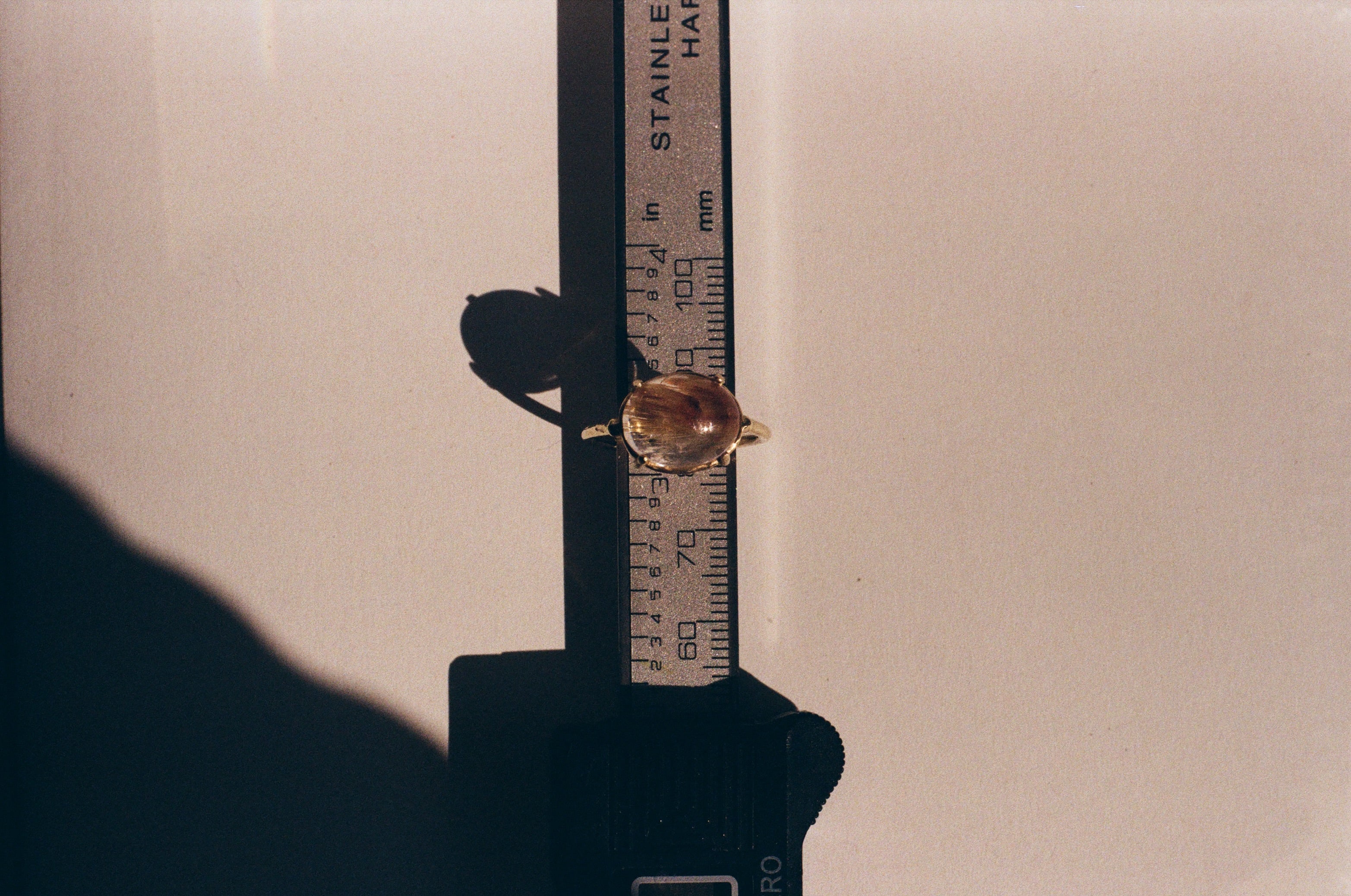 rutilated quartz ring