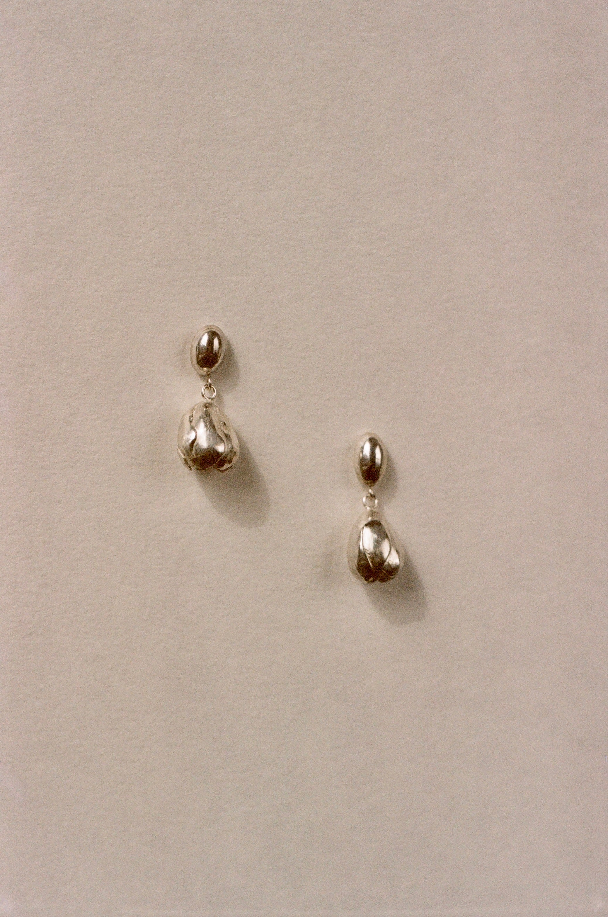 tulip drop earring