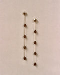 obsidian earrings