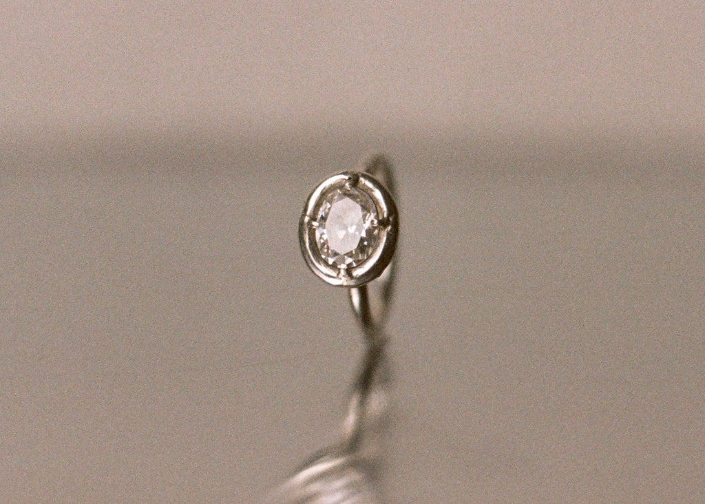 east-west diamond ring