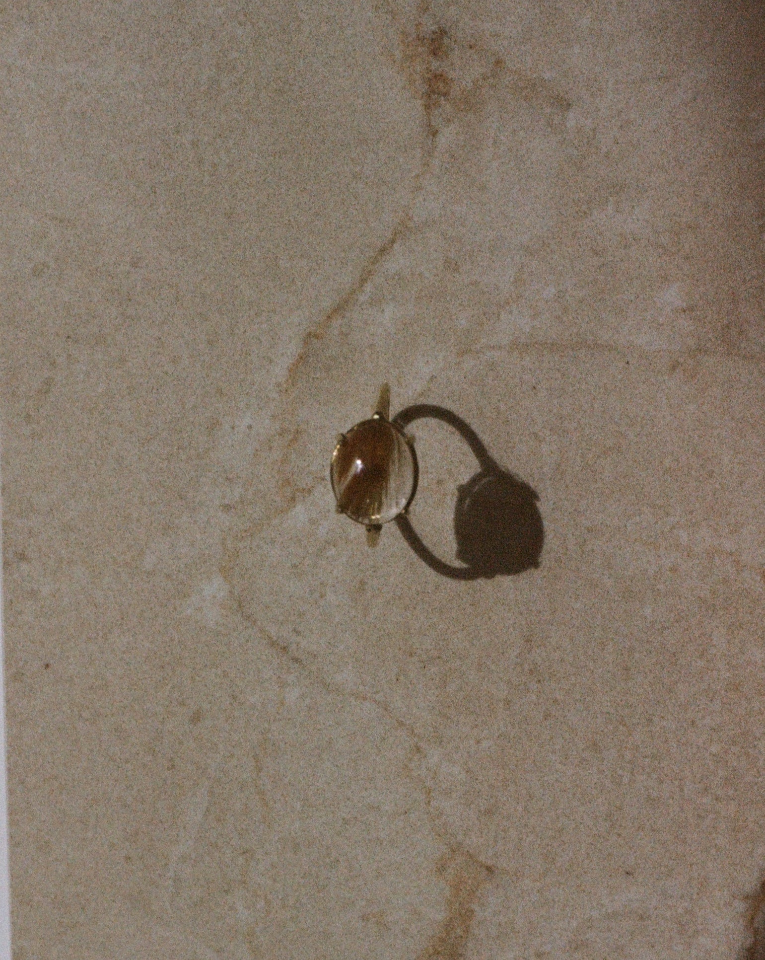 rutilated quartz ring