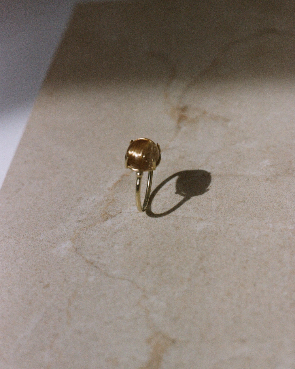 rutilated quartz ring