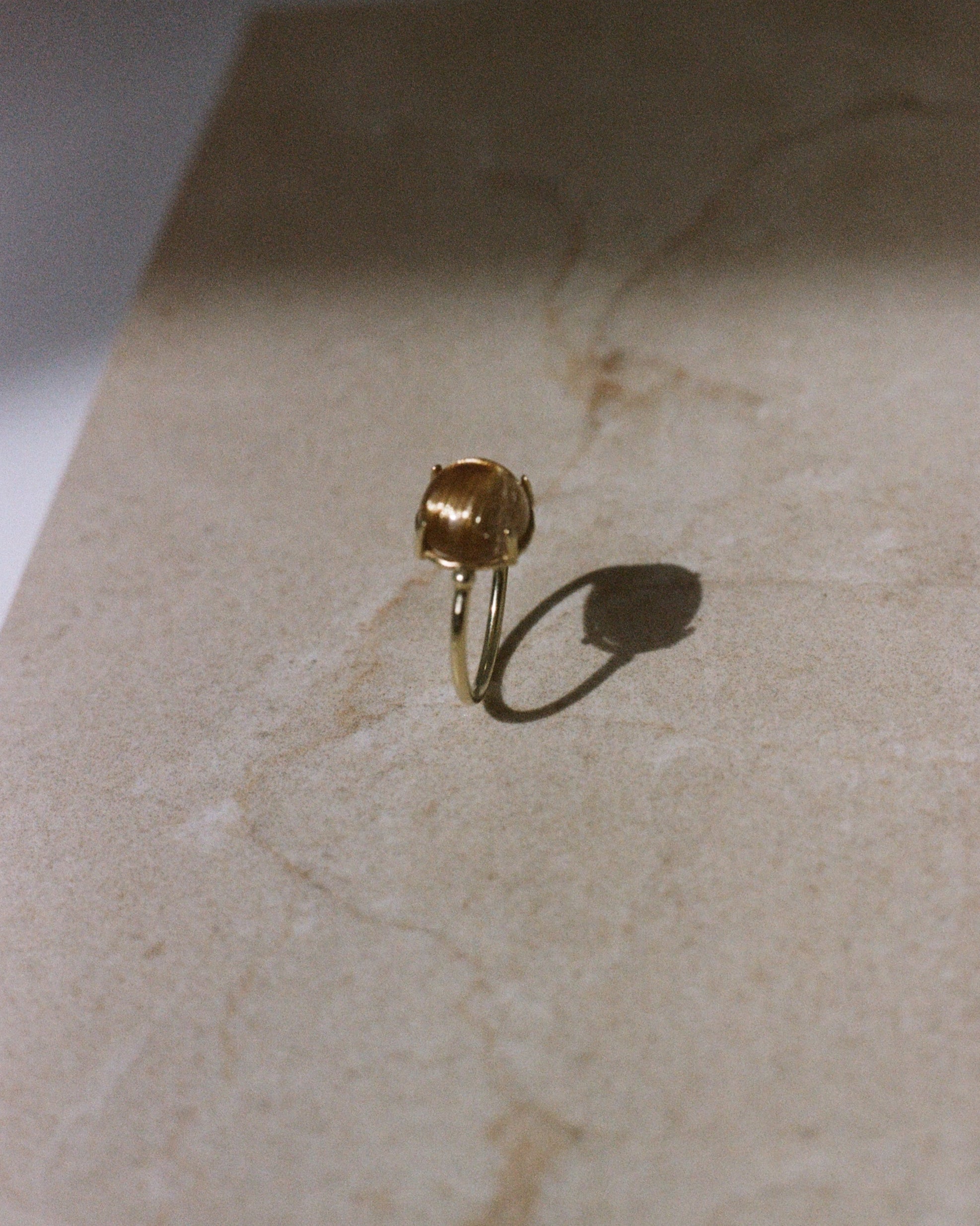 rutilated quartz ring