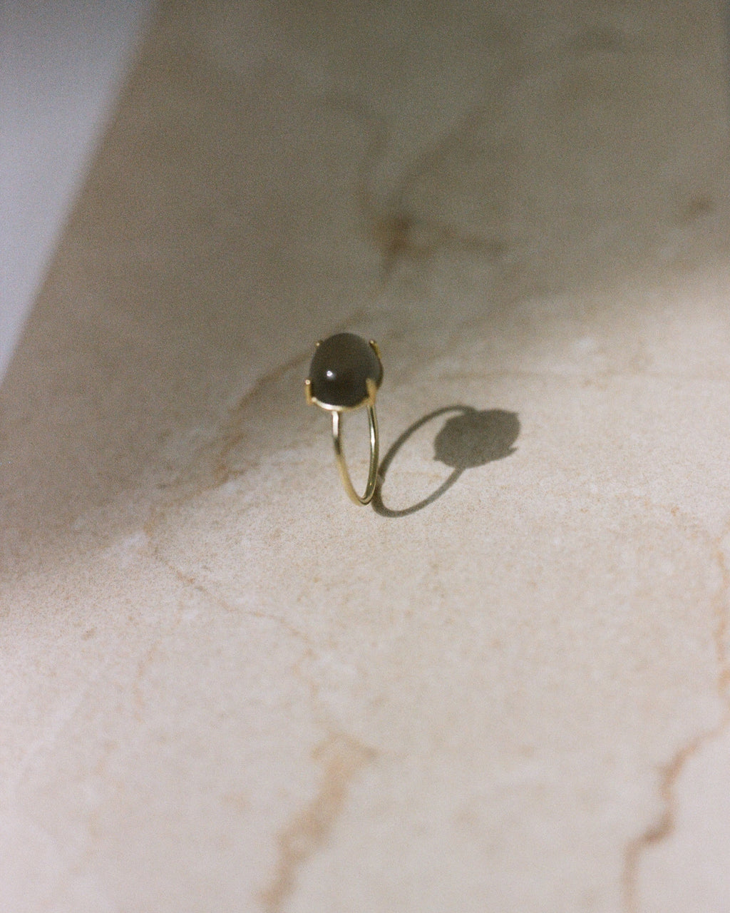 14k moonstone ring