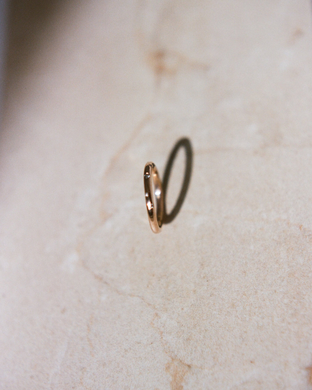 18k rose gold ring