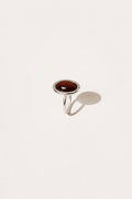 silver tiger eye ring