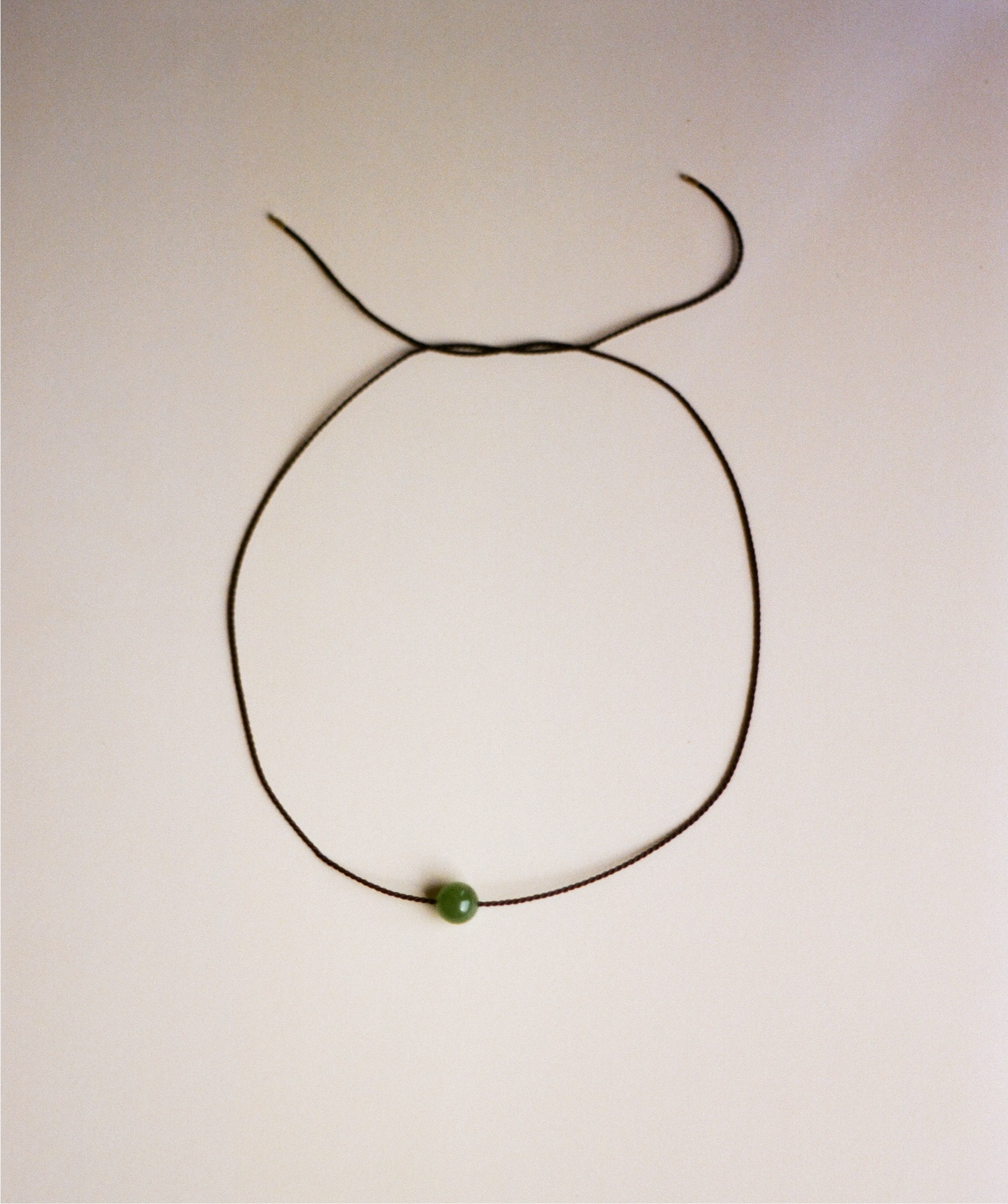 jade silk choker
