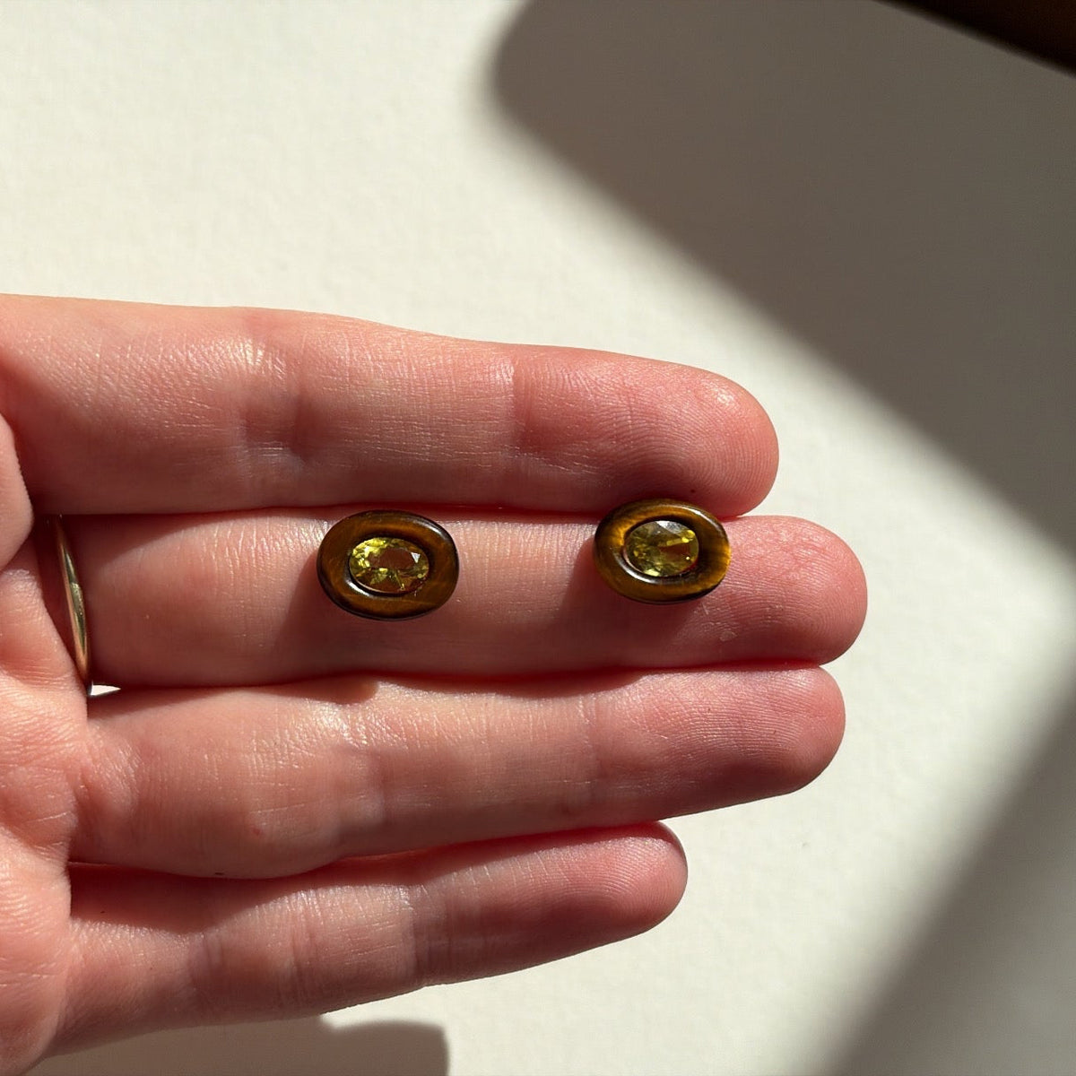 eclipse stud earrings