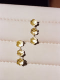 gold evelyn earrings