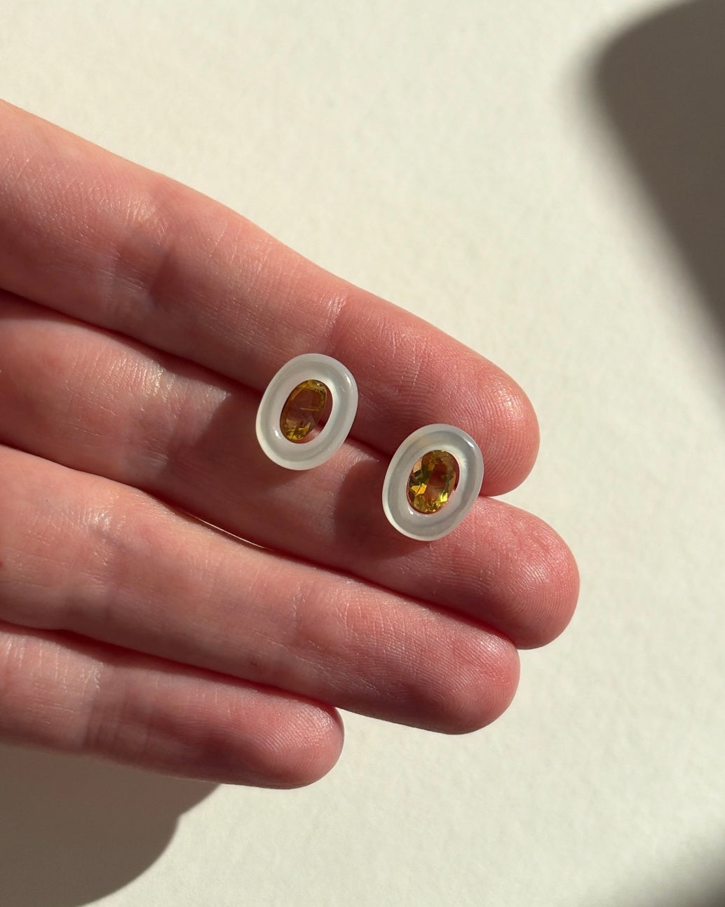 eclipse stud earrings