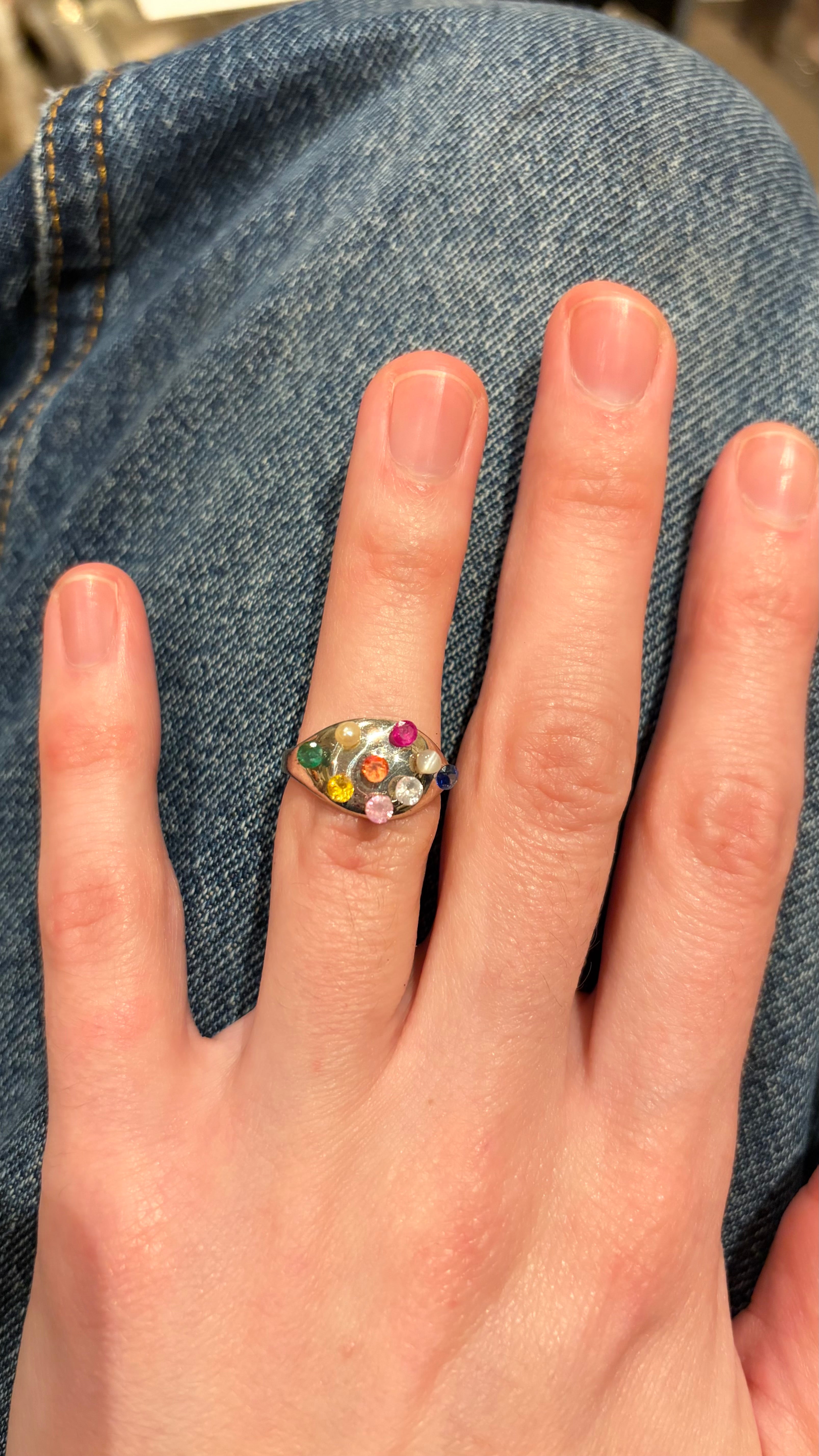 navaratna signet ring