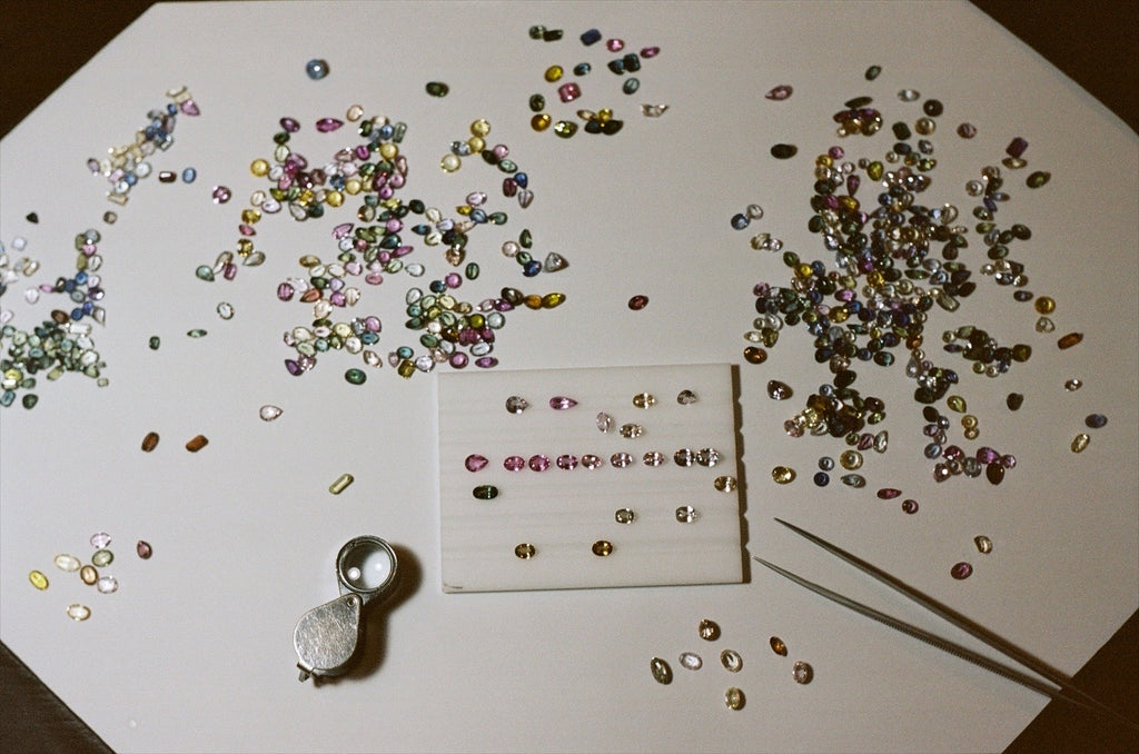 east-west diamond ring