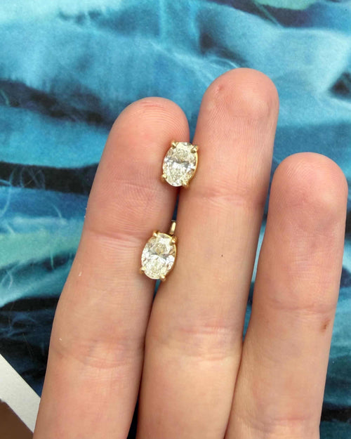 1,20 ct diamond stud earrings