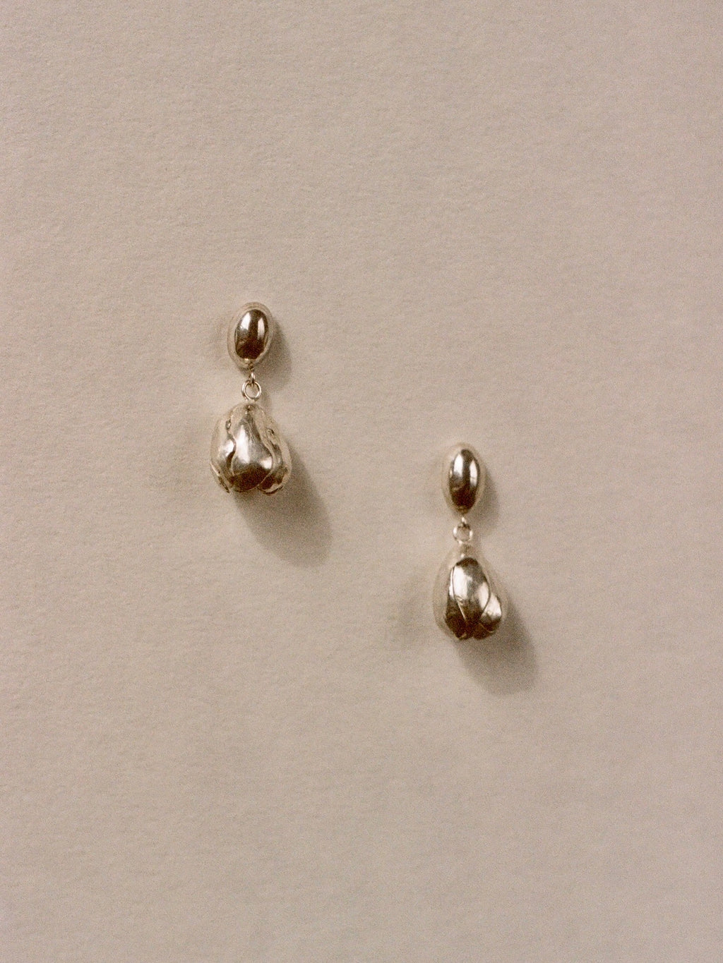 tulip drop earring