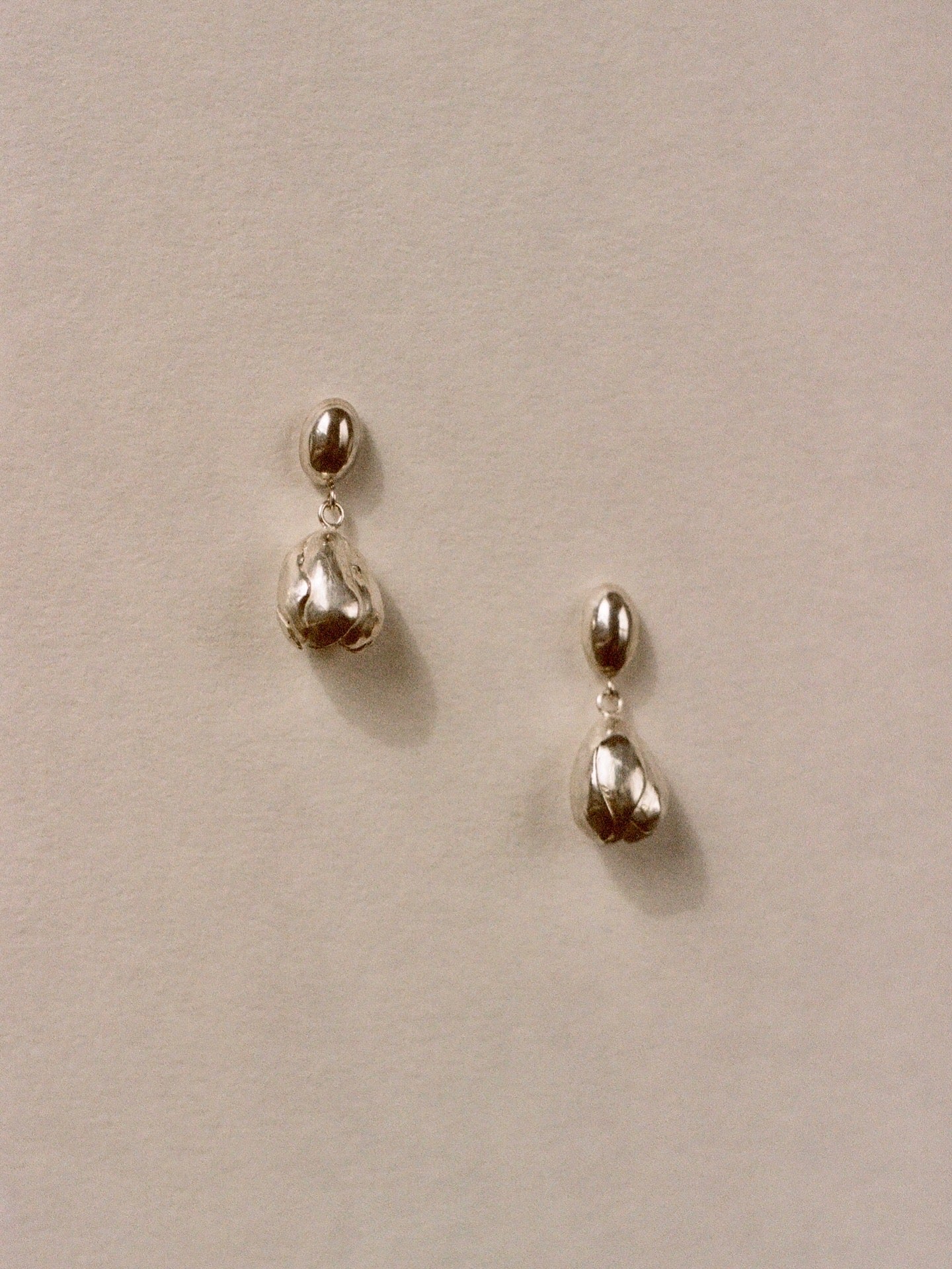 tulip drop earring