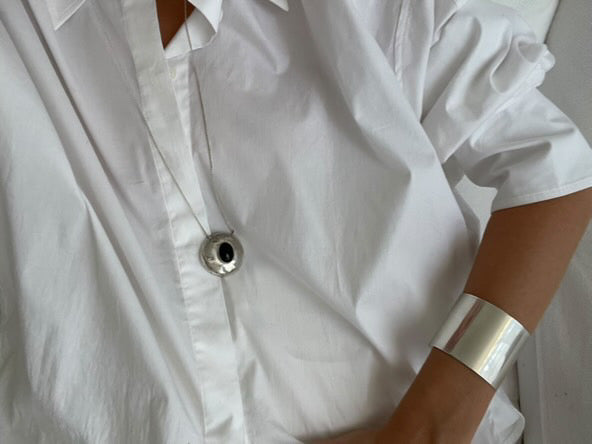 modernist onyx pendant