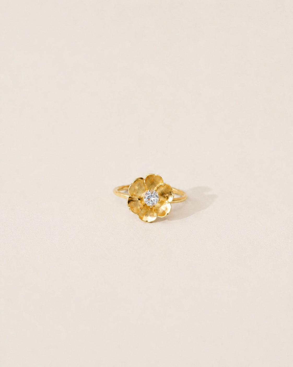 diamond poppy ring