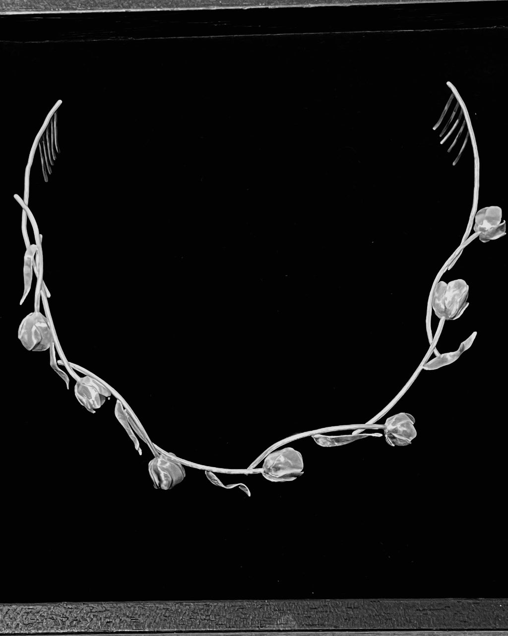 silver tulip diadem
