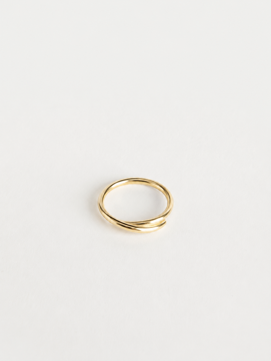 curved golden ring