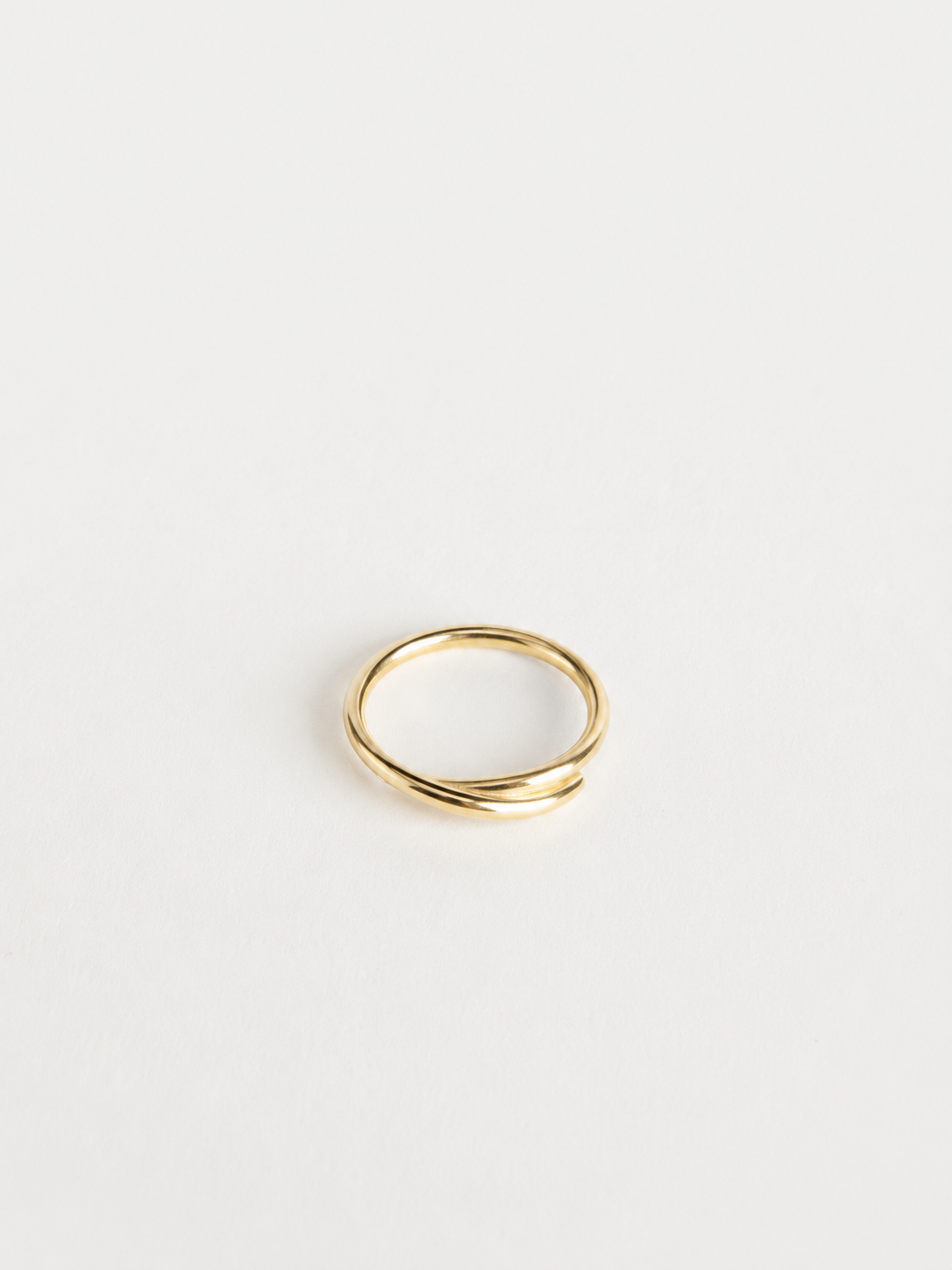 curved golden ring