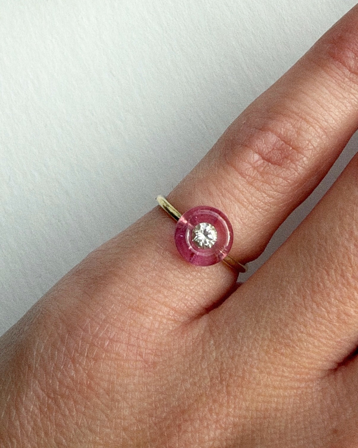 pink tourmaline diamond eclipse