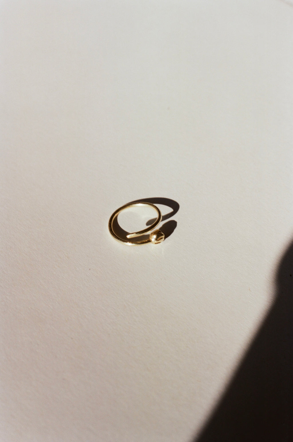 tulip ring in 14k gold