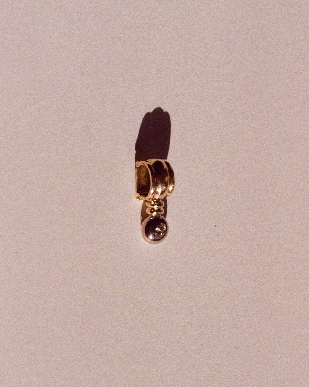 modernist diamond pendant