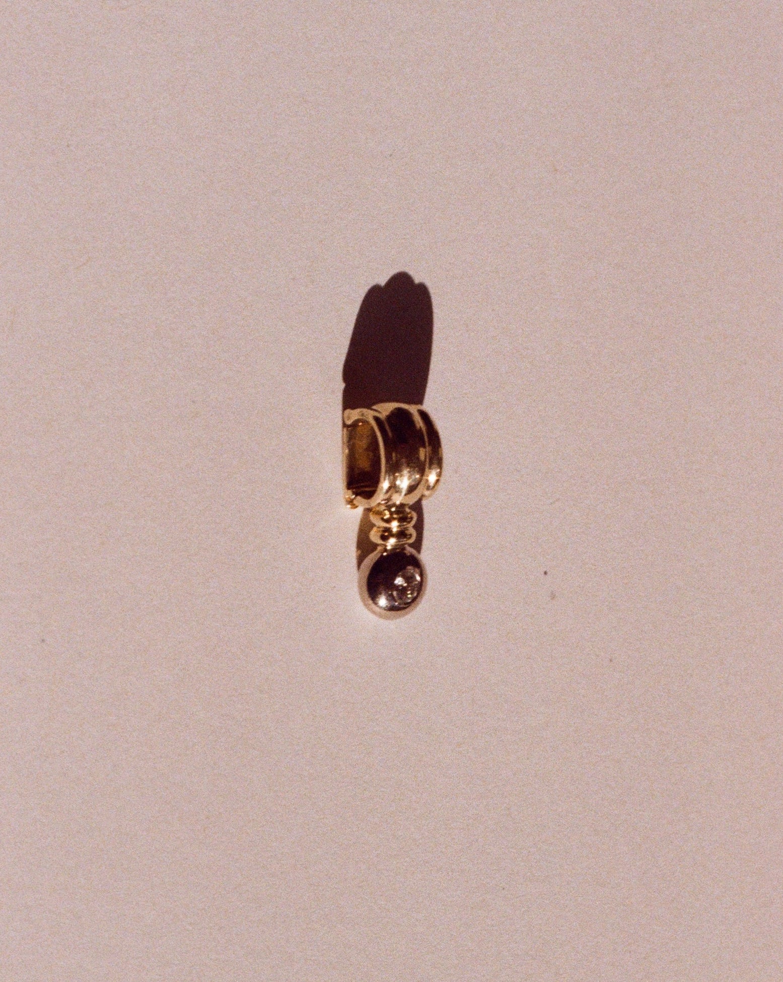 modernist diamond pendant