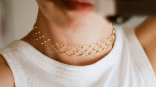 70’s gold choker
