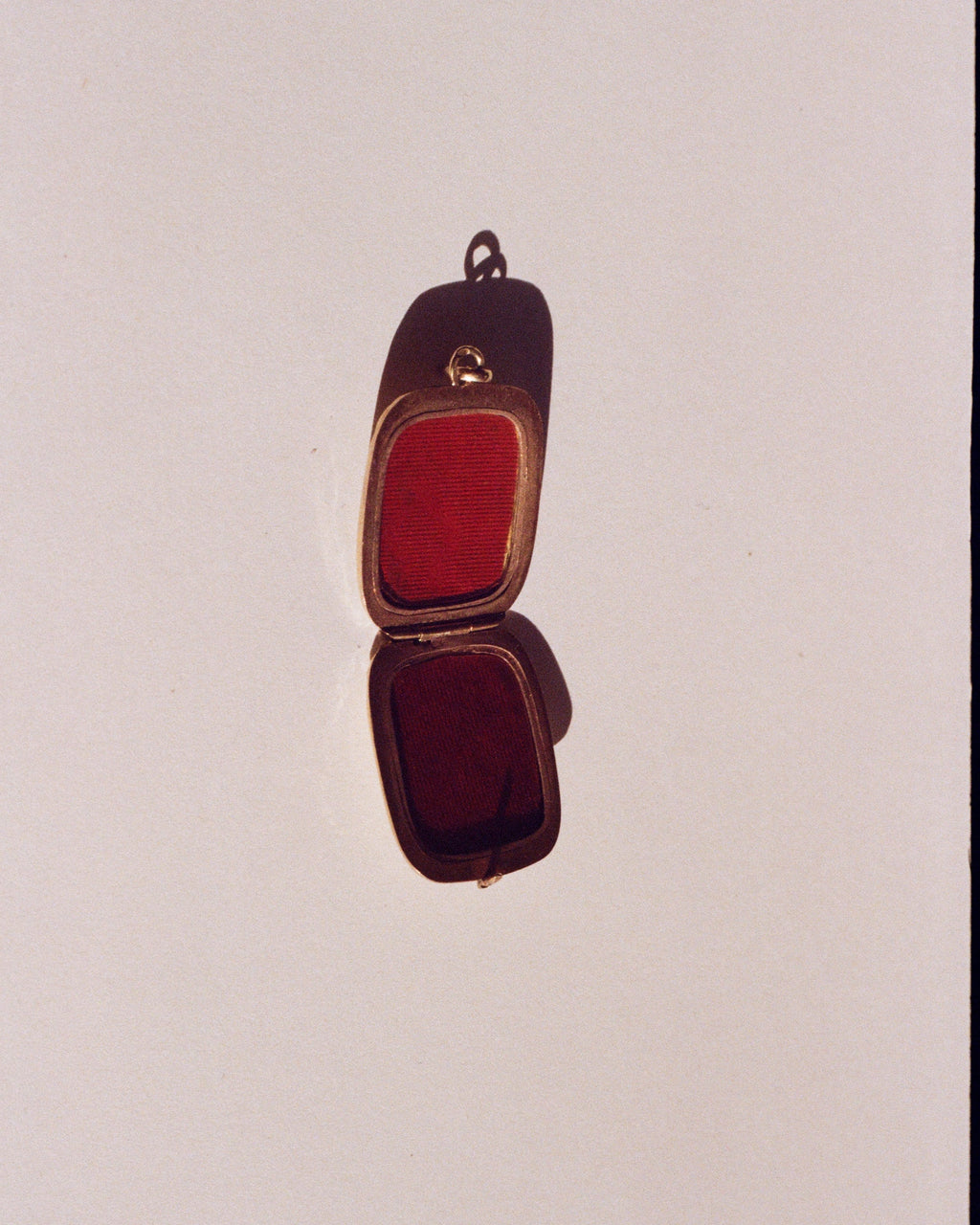 modernist 14k gold pendant