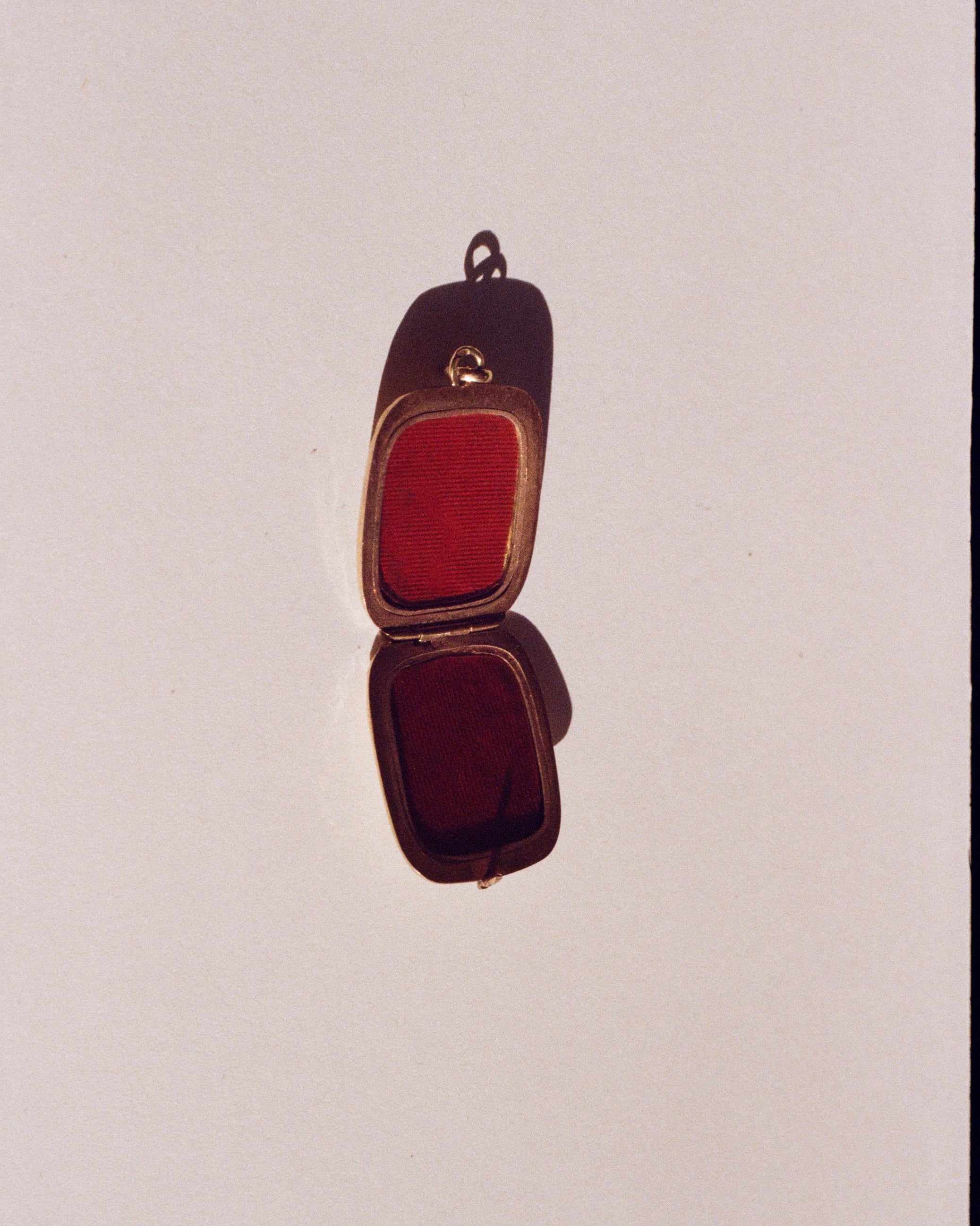 modernist 14k gold pendant