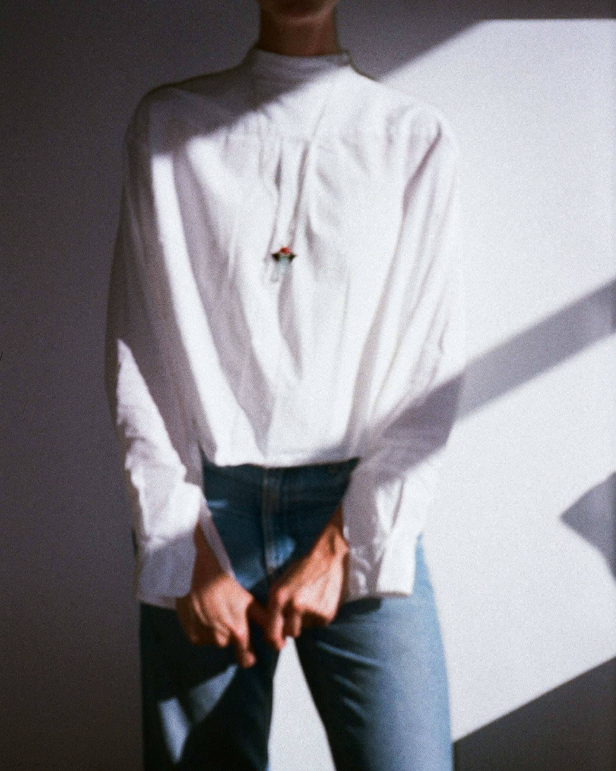 art deco gold pendant