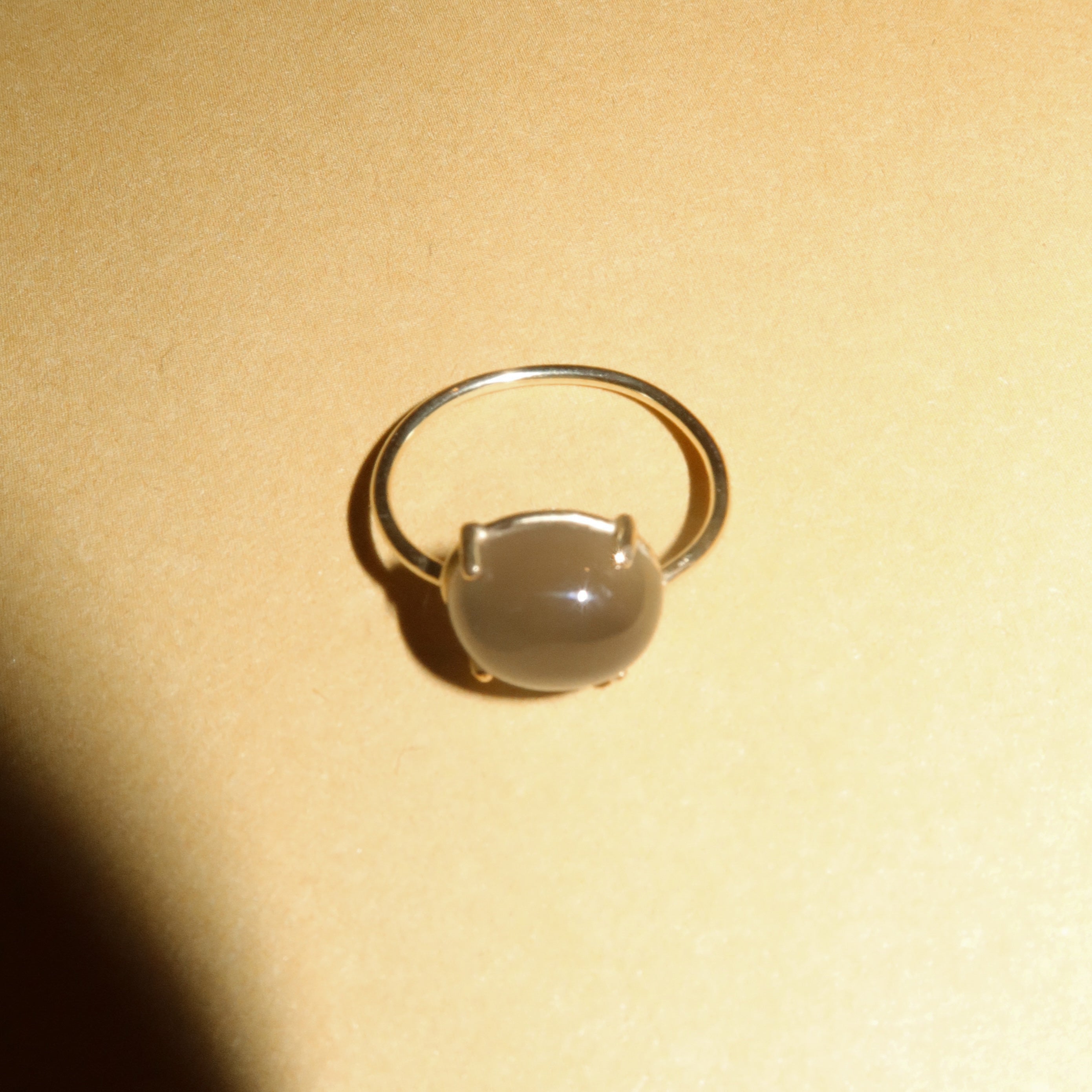 14k moonstone ring