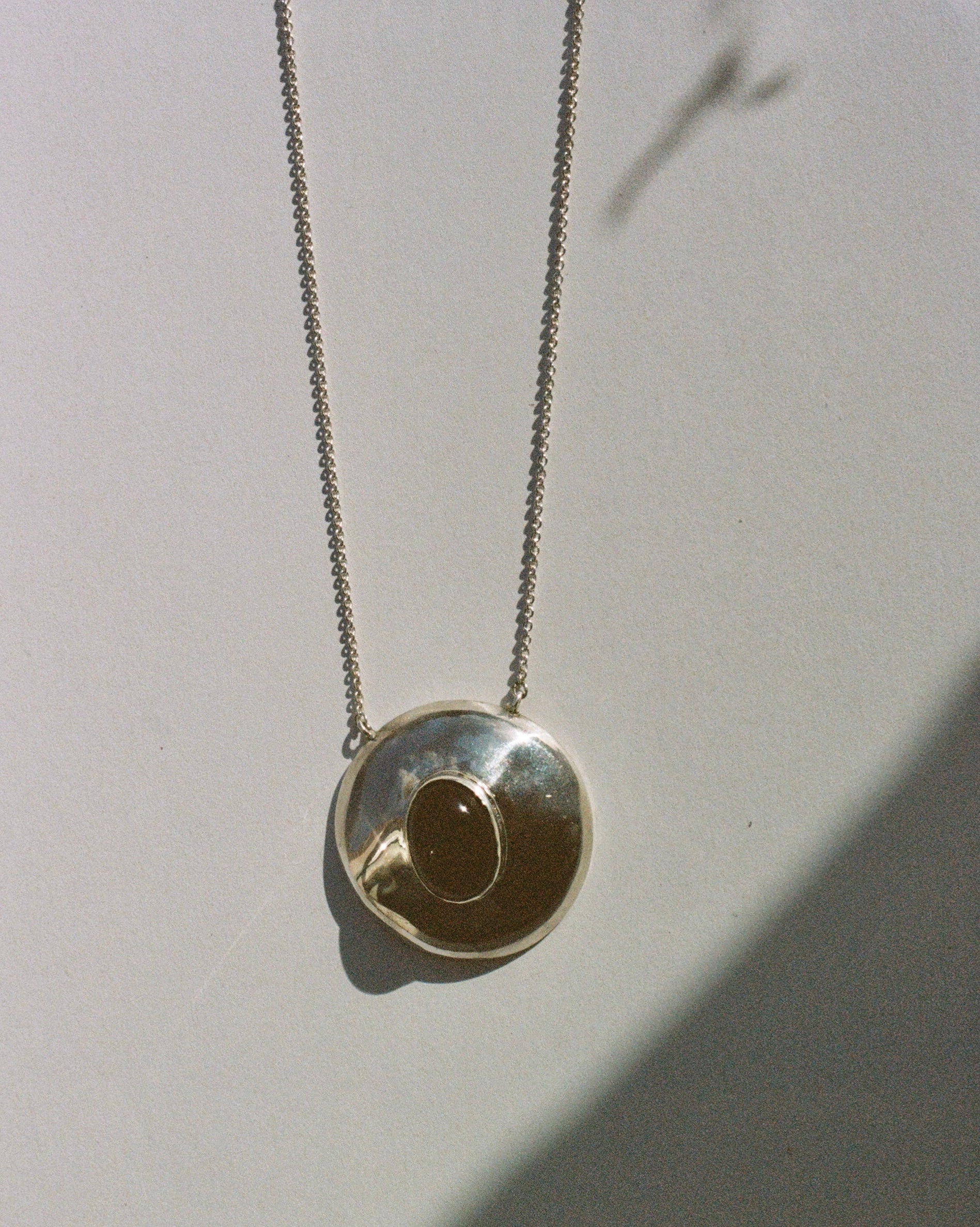 modernist onyx pendant