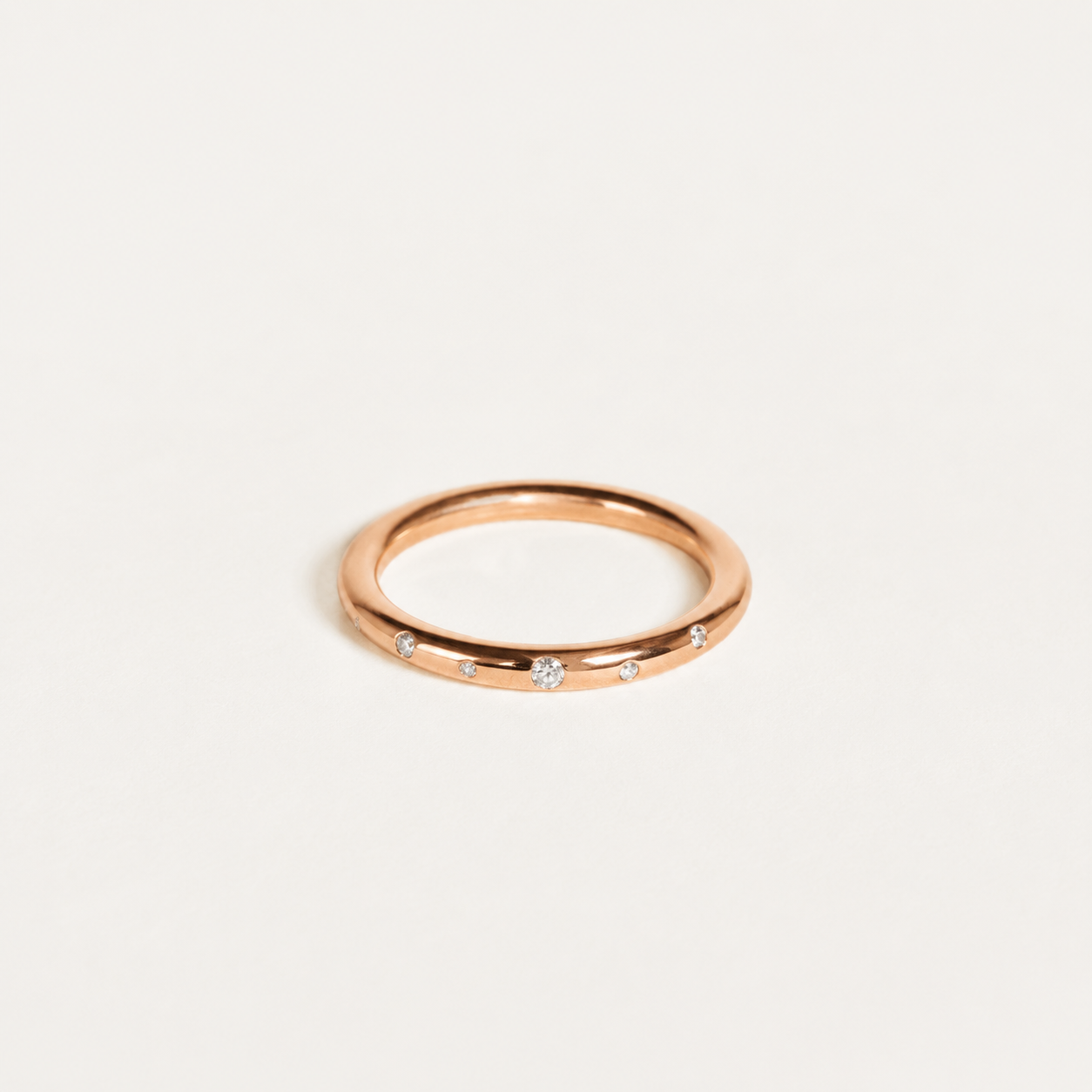 18k rose gold ring