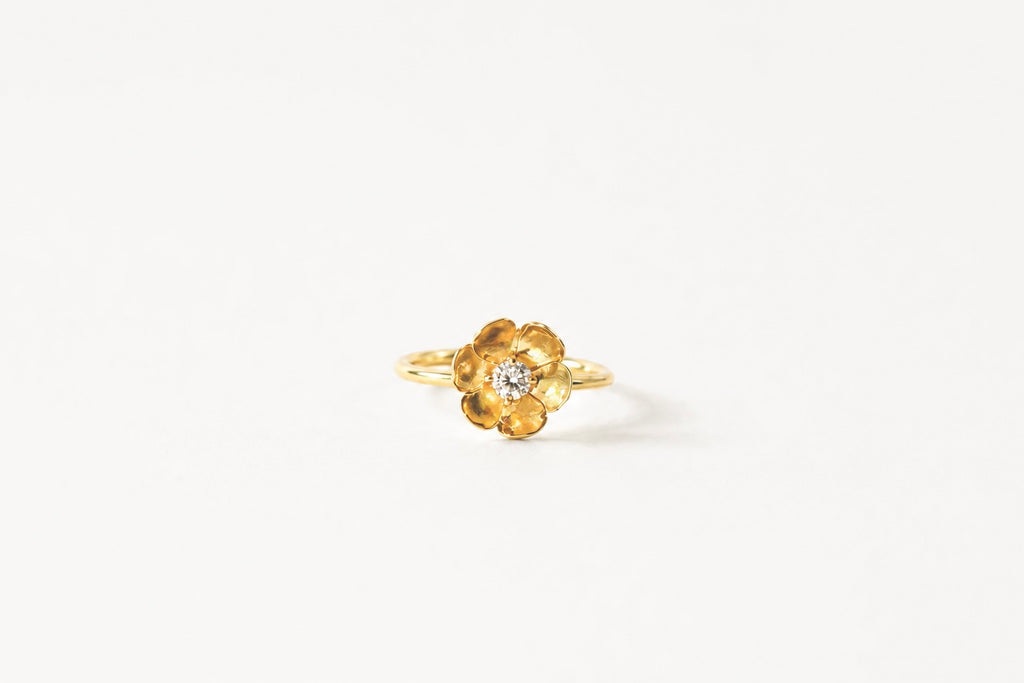 diamond poppy evelyn ring
