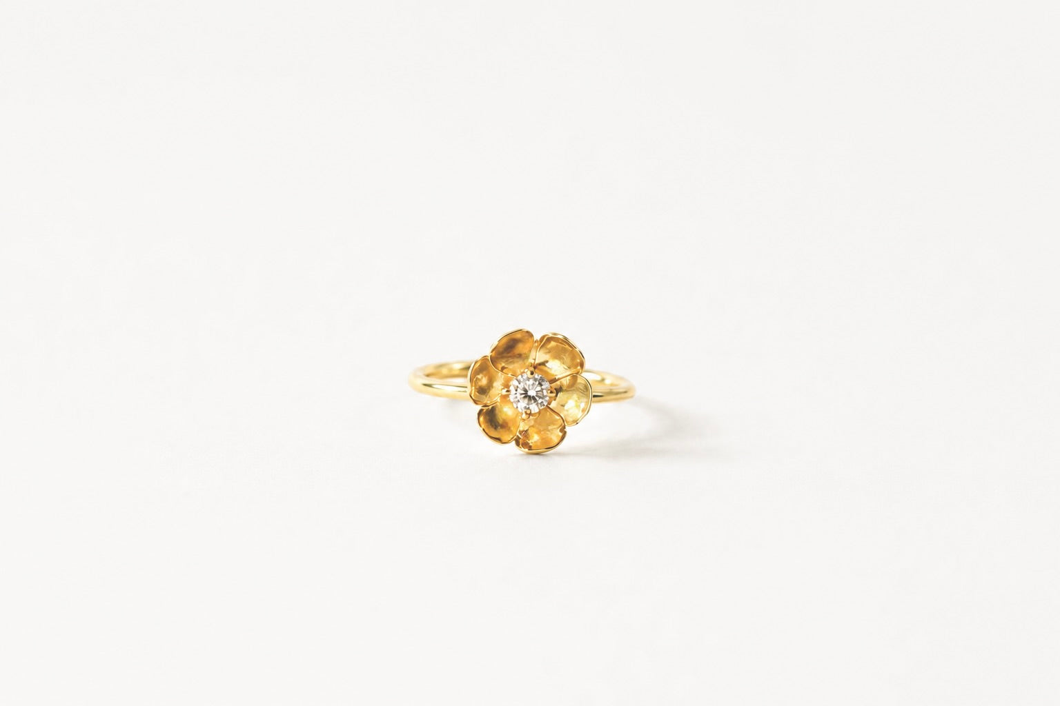 diamond poppy evelyn ring