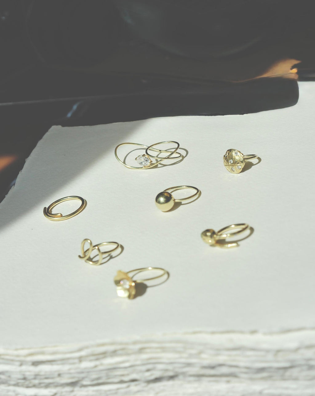 infinite 18k gold diamond ring