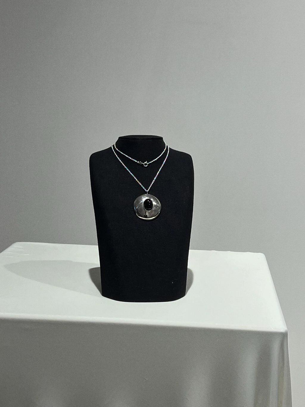 modernist onyx pendant