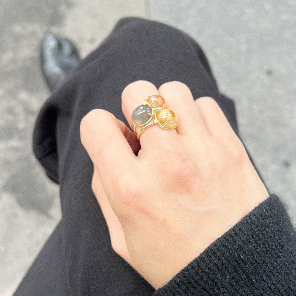 14k moonstone ring