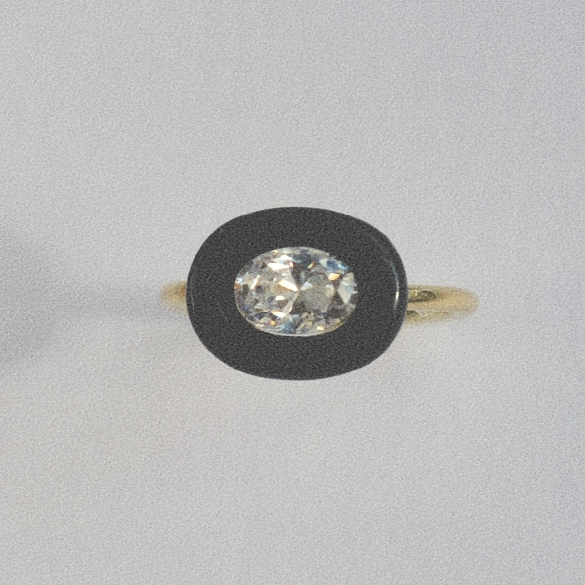 onyx diamond eclipse ring